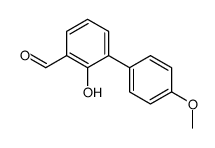 2-hydroxy-3-(4-methoxyphenyl)benzaldehyde结构式