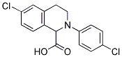 6-Chloro-2-(4-chloro-phenyl)-1,2,3,4-tetrahydro-isoquinoline-1-carboxylic acid Structure