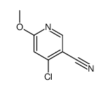 4-氯-6-甲氧基烟腈结构式