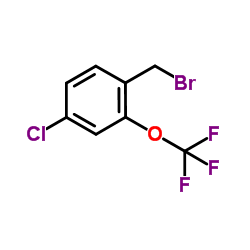 1-(Bromomethyl)-4-chloro-2-(trifluoromethoxy)benzene结构式