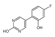 5-(4-fluoro-2-hydroxyphenyl)-1H-pyrimidin-2-one Structure
