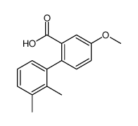 2-(2,3-dimethylphenyl)-5-methoxybenzoic acid结构式