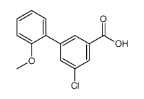 3-chloro-5-(2-methoxyphenyl)benzoic acid Structure