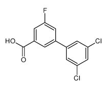 3-(3,5-dichlorophenyl)-5-fluorobenzoic acid结构式