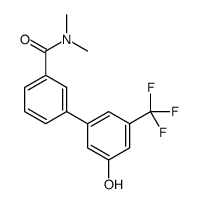 3-[3-hydroxy-5-(trifluoromethyl)phenyl]-N,N-dimethylbenzamide结构式