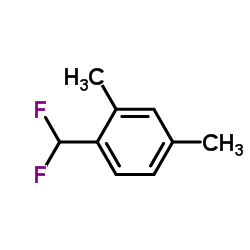 1-(Difluoromethyl)-2,4-dimethylbenzene structure