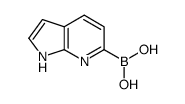 (1H-PYRROLO[2,3-B]PYRIDIN-6-YL)BORONIC ACID structure