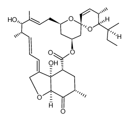 (4S)-5-dehydroxy-3,4-dihydro-5-oxoavermectin B1a aglycone结构式