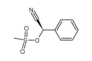 (R)-2-(methanesulfonyloxy)-2-phenylacetonitrile Structure