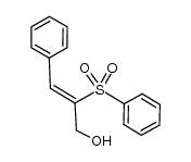 (Z)-3-phenyl-2-(phenylsulfonyl)-2-propenyl alcohol Structure