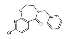 4-BENZYL-8-CHLORO-3,4-DIHYDROPYRIDO[3,2-F][1,4]OXAZEPIN-5(2H)-ONE picture
