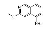 3-甲氧基异喹啉-5-胺结构式