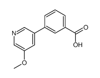 3-(5-methoxypyridin-3-yl)benzoic acid Structure