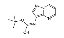 tert-Butyl pyrazolo[1,5-a]pyrimidin-3-ylcarbamate Structure