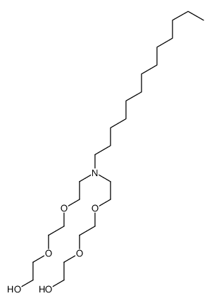 2-[2-[2-[2-[2-(2-hydroxyethoxy)ethoxy]ethyl-tridecylamino]ethoxy]ethoxy]ethanol Structure