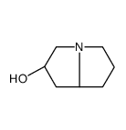 (2R,8R)-2,3,5,6,7,8-hexahydro-1H-pyrrolizin-2-ol结构式