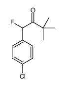1-(4-chlorophenyl)-1-fluoro-3,3-dimethylbutan-2-one Structure