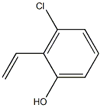 3-chloro-2-vinylphenol结构式