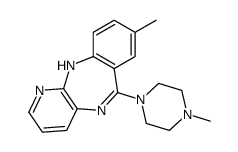 8-methyl-6-(4-methylpiperazin-1-yl)-11H-pyrido[2,3-b][1,4]benzodiazepine Structure