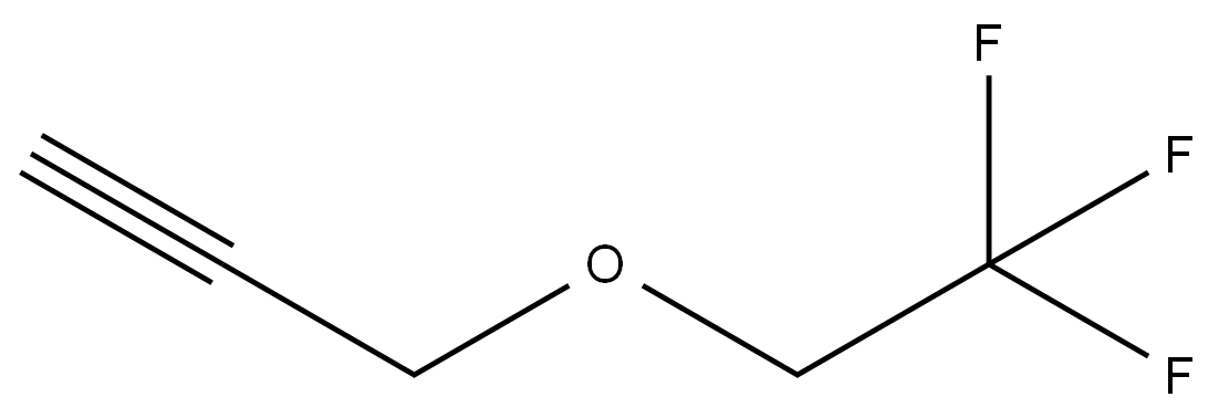 3-(2,2,2-trifluoroethoxy)prop-1-yne Structure