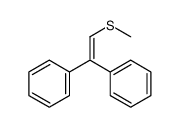 Methyl 2,2-diphenylethenyl sulfide structure