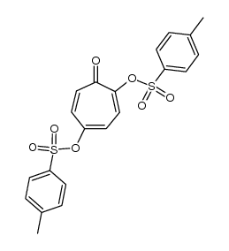 2,5-bis(p-tosylsulfonyloxy)tropone结构式