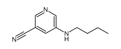 5-n-butylamino-3-cyanopyridine Structure