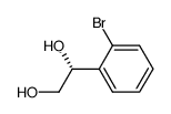 (-)-(1R)-1-(2-bromophenyl)ethan-1,2-diol结构式