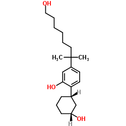 2-[(1S,3R)-3-Hydroxycyclohexyl]-5-(8-hydroxy-2-methyl-2-octanyl)phenol Structure