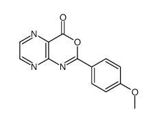2-(4-Methoxyphenyl)-4H-pyrazino[2,3-d][1,3]oxazin-4-one structure