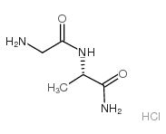 H-GLY-ALA-NH2.HCL结构式