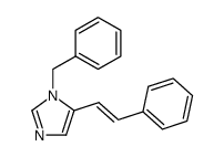 1-Benzyl-5-(2-phenylethenyl)-1H-imidazole Structure