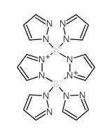Boron, bis[m-(1H-pyrazolato-kN1:kN2)]tetrakis(1H-pyrazolato-kN1)di- (9CI) Structure