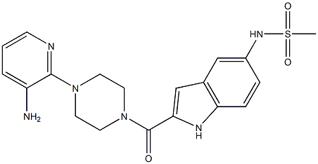 N-Desisopropyl Delavirdine结构式