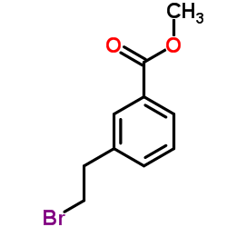 Methyl 3-(2-bromoethyl)benzoate structure