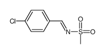 N-[(4-chlorophenyl)methylidene]methanesulfonamide Structure