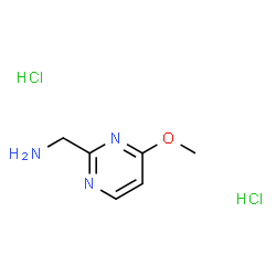 (4-甲氧基嘧啶-2-基)甲胺二盐酸盐结构式