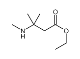 3-Methyl-3-(methylamino)butyric acid ethyl ester Structure