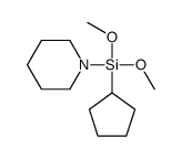 cyclopentyl-dimethoxy-piperidin-1-ylsilane结构式