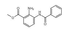 methyl 2-amino-3-N-benzoylaminobenzoate Structure