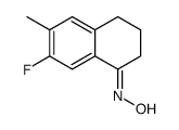 N-(7-fluoro-6-methyl-3,4-dihydro-2H-naphthalen-1-ylidene)hydroxylamine结构式