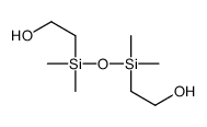 2-[[2-hydroxyethyl(dimethyl)silyl]oxy-dimethylsilyl]ethanol Structure