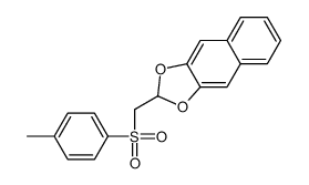 2-[(4-methylphenyl)sulfonylmethyl]benzo[f][1,3]benzodioxole Structure