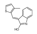 3-[(3-methylthiophen-2-yl)methylidene]-1H-indol-2-one结构式