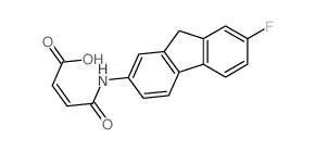 Maleamic acid,N-(7-fluorofluoren-2-yl)- (6CI,8CI) Structure