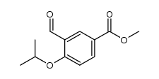 methyl 3-formyl-4-isopropoxy-benzoate Structure