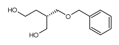 (S)-2-((benzyloxy)methyl)butane-1,4-diol Structure