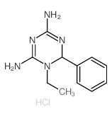 1,3,5-Triazine-2,4-diamine,1-ethyl-1,6-dihydro-6-phenyl-, hydrochloride (1:1) picture