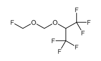 1,1,1,3,3,3-hexafluoro-2-(fluoromethoxymethoxy)propane结构式