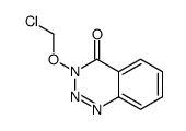 3-(chloromethoxy)-1,2,3-benzotriazin-4-one Structure